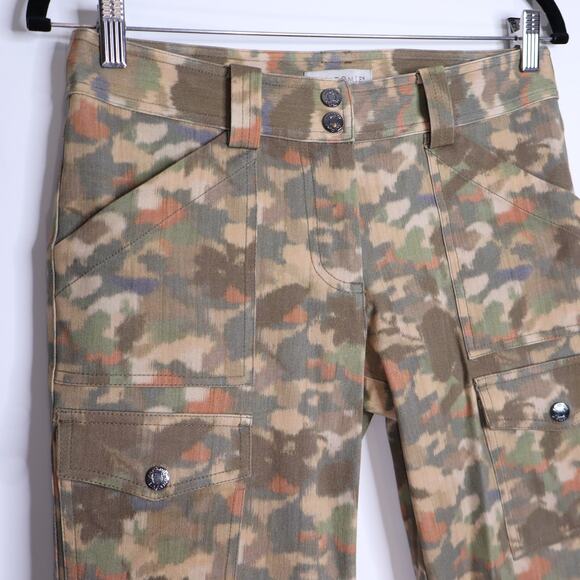 ANATOMIE Camo Karo Cargo Pant Camouflage Brown Green Casual Women's XS - Picture 5 of 10